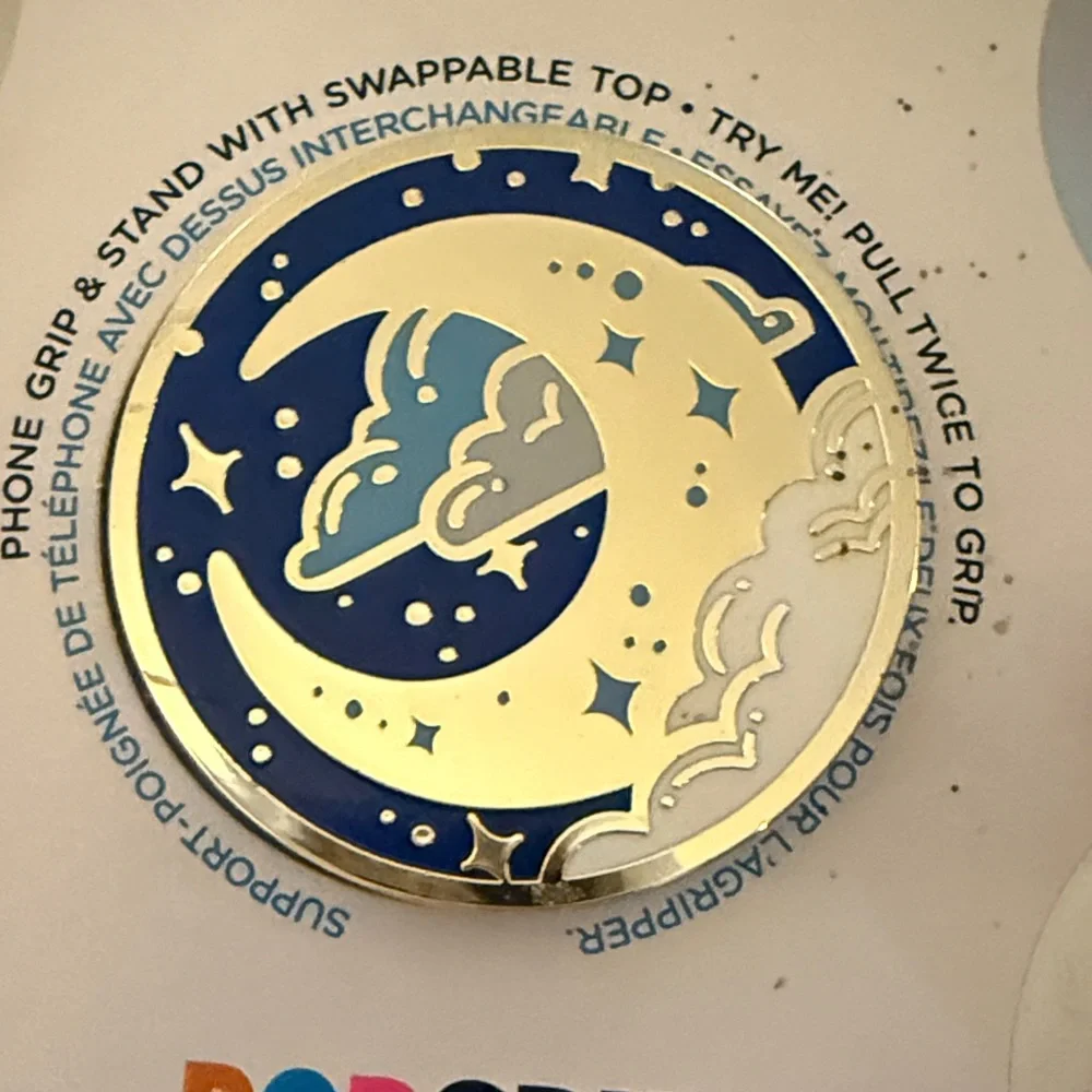 PopSocket Celestial Blue and Silver Grip